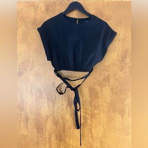 Wrap Tie Crop Top